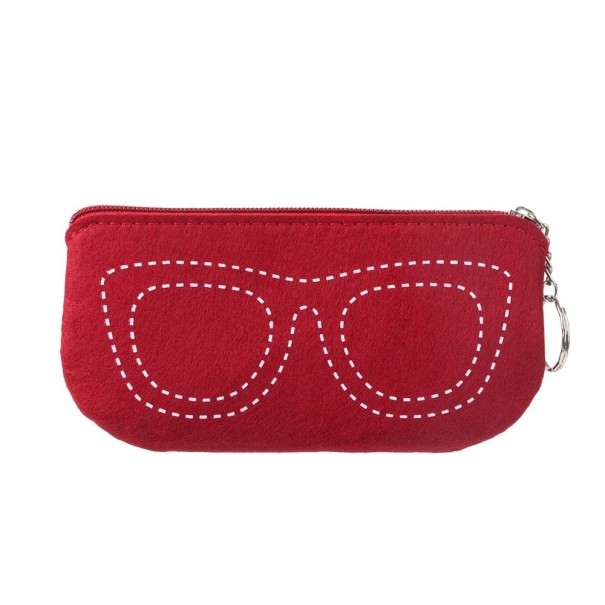 Étui à lunettes T996 rouge