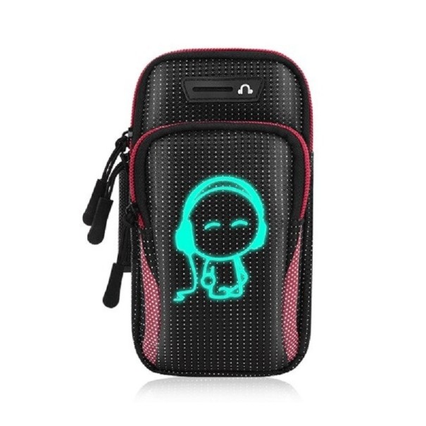 Étui de sport pour mobile T1014 rouge