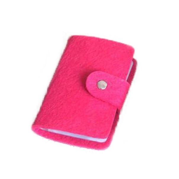 Étui de voyage pour documents T968 rose foncé