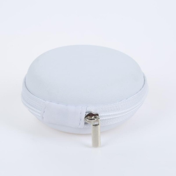 Étui de voyage pour écouteurs blanc