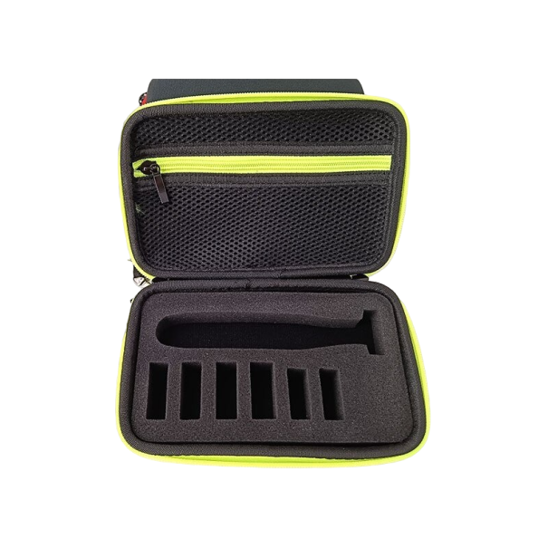 Étui de voyage pour rasoir, accessoires et lames pour Philips OneBlade jaune