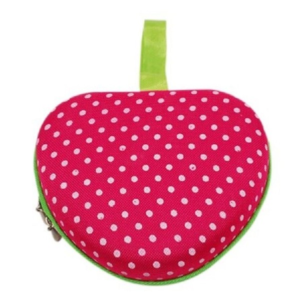 Étui de voyage pour sous-vêtements en forme de fraise rouge