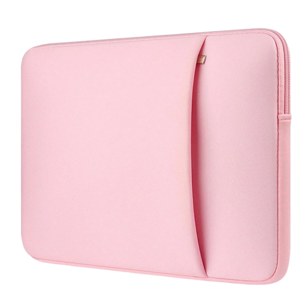 Etui na laptopa z boczną kieszenią na MacBooka HP Xiaomi Dell 11 cali 30,3 x 21 x 1,5 cm różowy