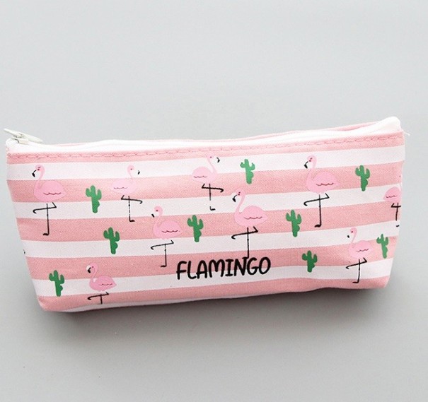 Etui na przybory biurowe - Flamingi J3394 4