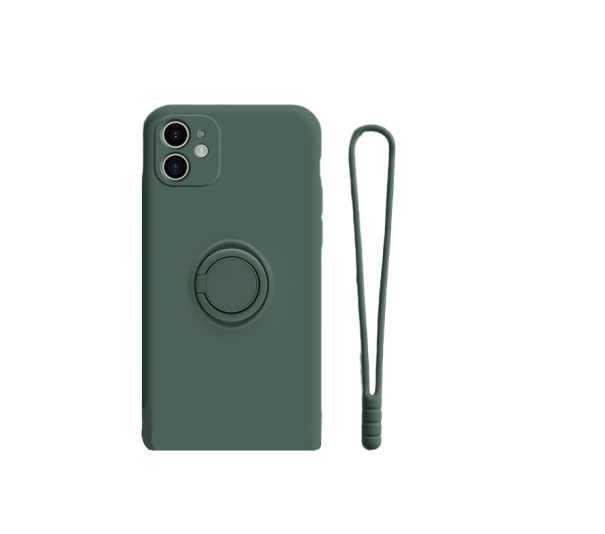 Etui ochronne z magnesem do Xiaomi Redmi Note 11 ciemnozielony