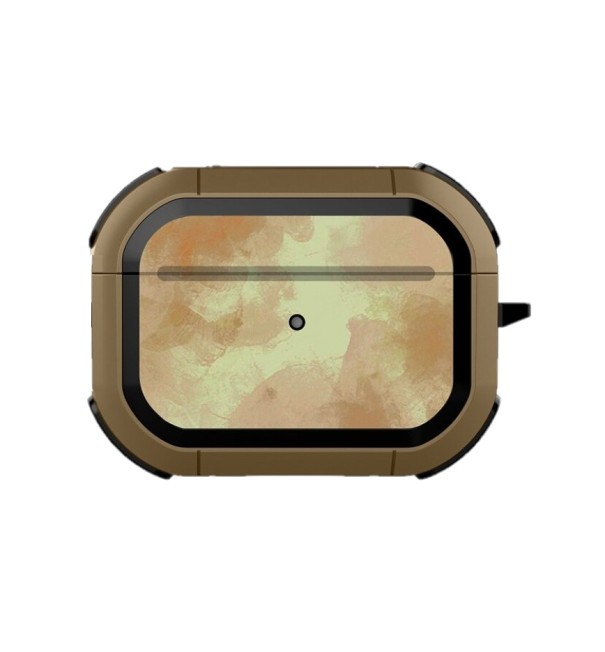 Étui pour boîtier d'Apple Airpods K2351 marron clair 2