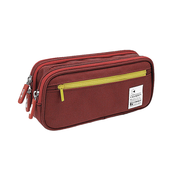 Etui szkolne P3589 czerwony