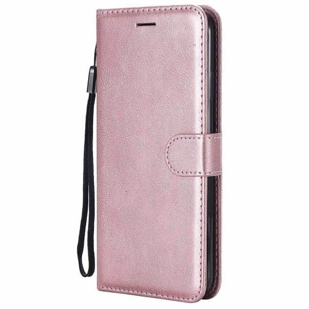 Etui z klapką do Honor 50 Lite różowy