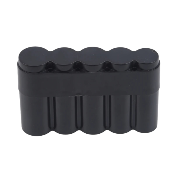 Euromuntenhouder 13 x 8,2 cm Metalen muntenstandaard Muntendoos zwart