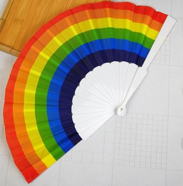 Éventail arc-en-ciel 2