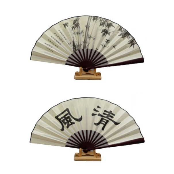Éventail en soie chinois 1
