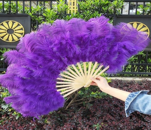 Éventail T1482 violet