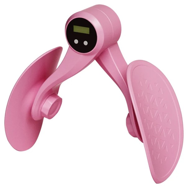 Exerciseur pour le plancher pelvien avec compteur Kegel trainer pour les cuisses Fesses Bras Outil d&#39;exercice à domicile rose