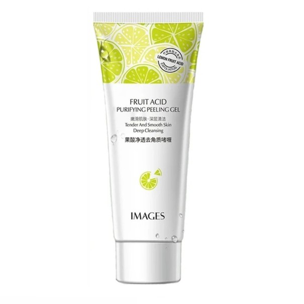 Exfolierande peeling gel för ansiktet Djuprengöring Borttagning av döda hudceller Hudljusande Återfuktning och regenerering 80 g