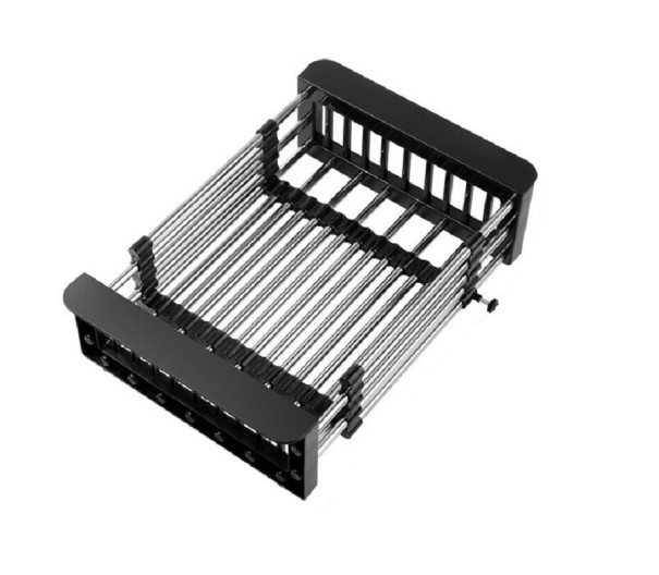 Expandable Drainer 46.5 x 22.5 cm black