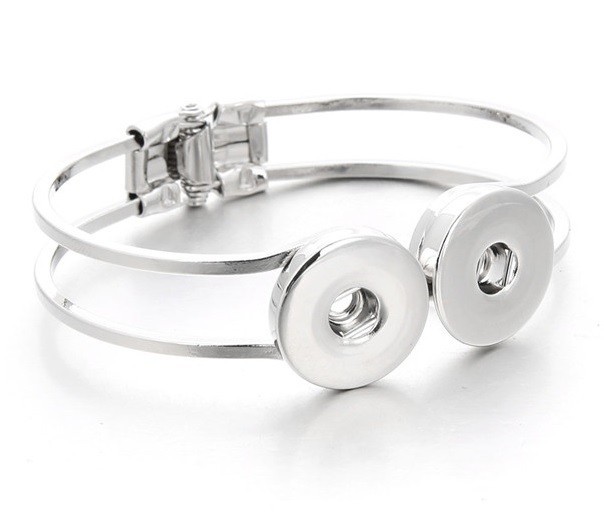 Expanderbart armband för kvinnor med hjul J1221 silver