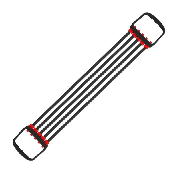 Expansoare colorate pentru piept și brațe cu 5 benzi elastice pentru antrenament complet acasă negru