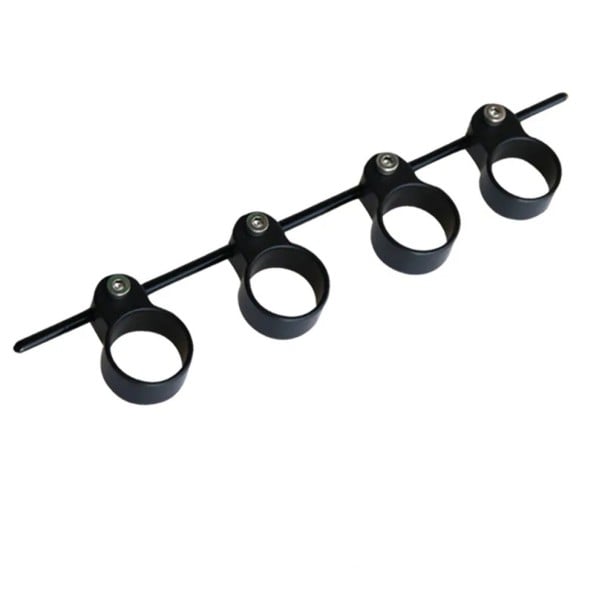 Expansor de dedos Entrenador ajustable de fuerza de dedos Accesorio de plástico para instrumentos musicales Para guitarra piano violín bajo negro