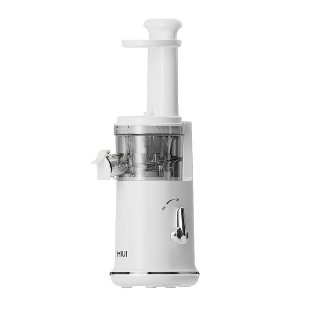 Exprimidor eléctrico 17 x 34 cm Potencia 120 W Jarra Tritan Prensa de baja velocidad para frutas y verduras Funcionamiento silencioso Producción 1