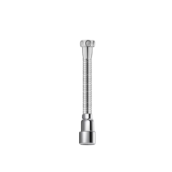 Extensie din oțel inoxidabil pentru robinet cu furtun flexibil 30 × 2,2 × 2,4 cm duză rotativă 360° cu perlator adaptor universal pentru chiuveta 1