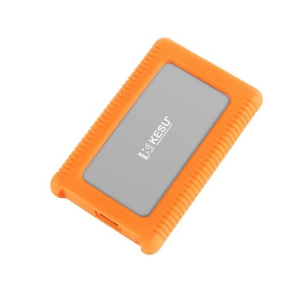 Extern hårddisk med skyddsfodral grå 500GB