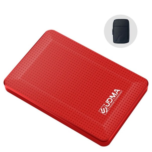 Externe Festplatte mit J224-Gehäuse rot 250GB