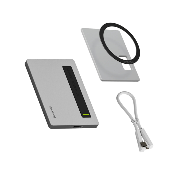 Externe harde schijf USB-C Snelheid 10 Gb/s Capaciteit 4 TB Aluminiumlegering Magnetische bevestiging PD invoer 100 W en uitvoer 85 W grijs