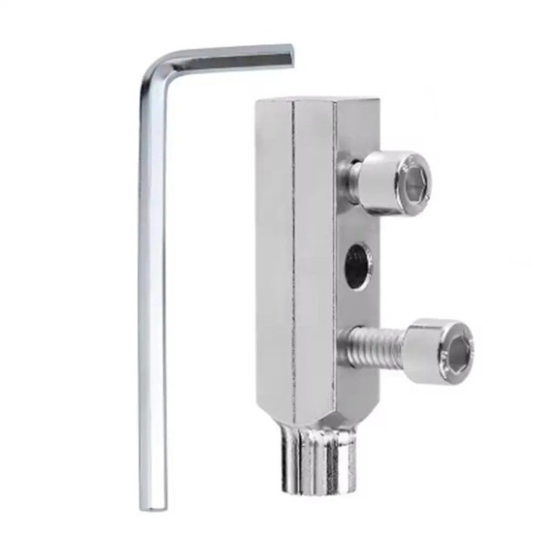 Extrator de fios partidos e tubos quebrados 7,5x1,3 cm e 12x3,6 cm Aço ligado Ferramenta de encanador para reparação de válvulas e roscas 1