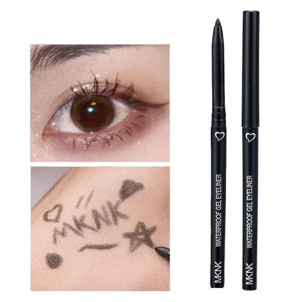 Eyeliner Gel Lunga Durata Penna per Eyeliner Matita per Occhi Waterproof nero