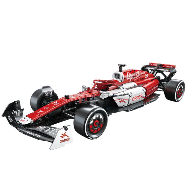 F1-kilpa-autosarja 1770 palaa 1:8 Suuri formulamalli 68 x 28,5 x 15 cm Yksityiskohtainen auto keräilijöille Luova lelu lapsille 6+ vuotta 1