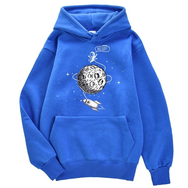 F116-Astronauten-Sweatshirt für Herren blau XL