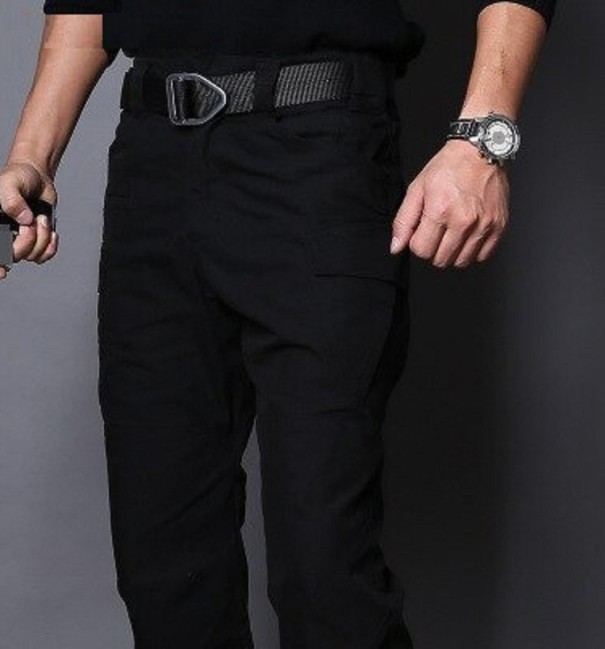 F1609 Taktische Herrenhose schwarz S