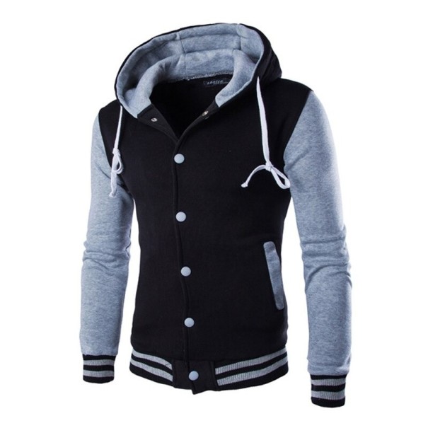 F41 Baseball-Sweatshirt für Herren grau S