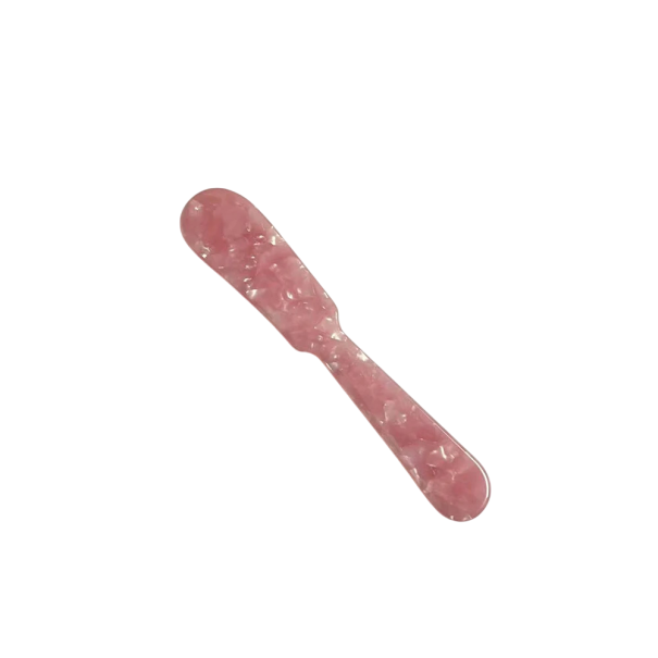 Faca de sobremesa para compota e creme Utensílios de cozinha elegantes Faca de servir para bolos gelados sobremesas Faca de espalhar prática para pastas doces rosa