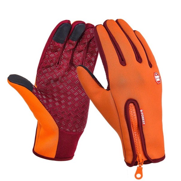 Fahrradhandschuhe J385 orange S Fahrradhandschuhe J385 orange S