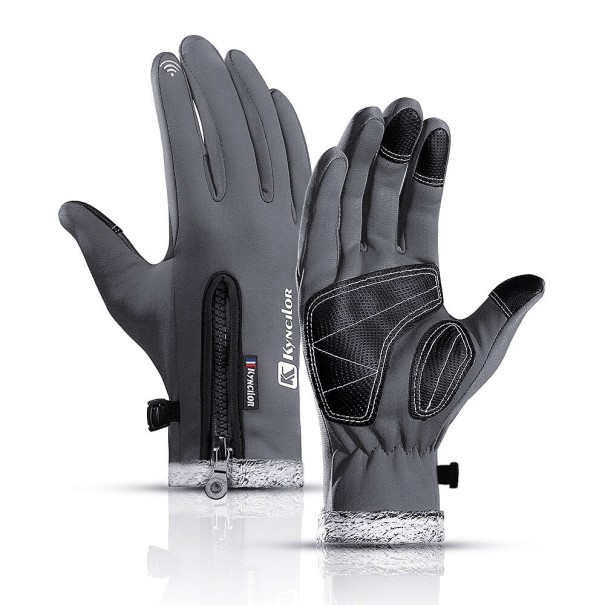 Fahrradhandschuhe J386 grau S
