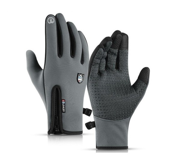 Fahrradhandschuhe J391 grau M