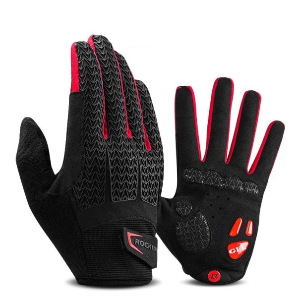 Fahrradhandschuhe J394 rot M