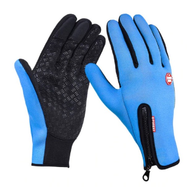 Fahrradhandschuhe Unisex J2783 hellblau M