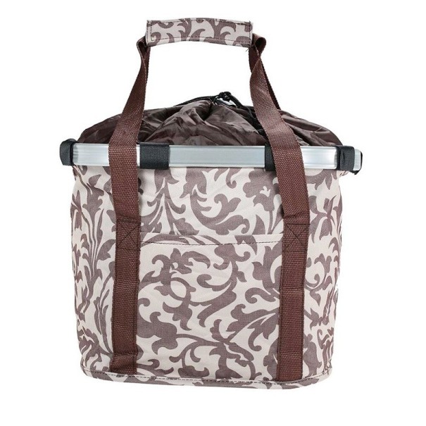 Fahrradlenkerkorb braun