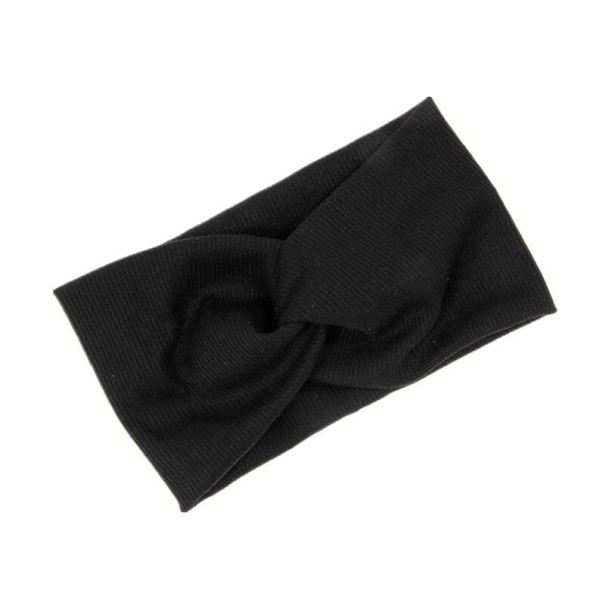 Faixa de cabeça infantil preto