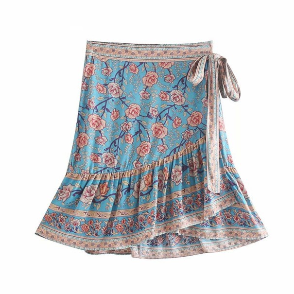 Falda cruzada de mujer con rosas XS 1