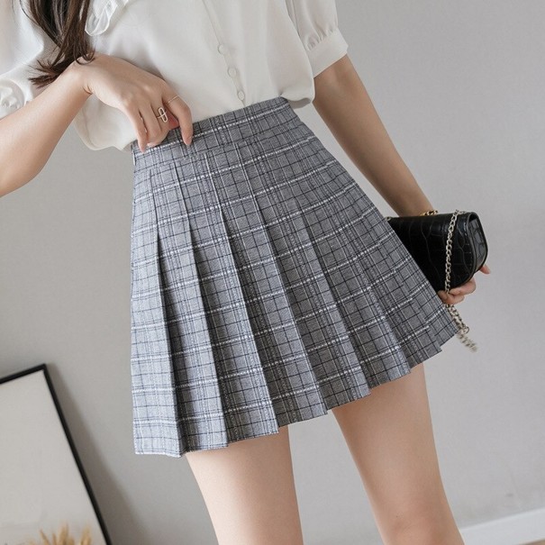 Falda de cuadros para mujer con pantalones cortos XS 3