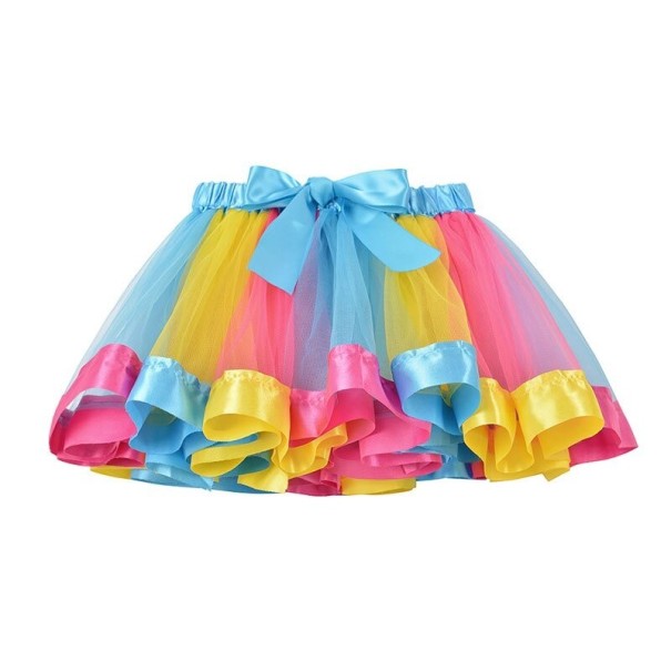 Falda de niña de colores L1007 8 H