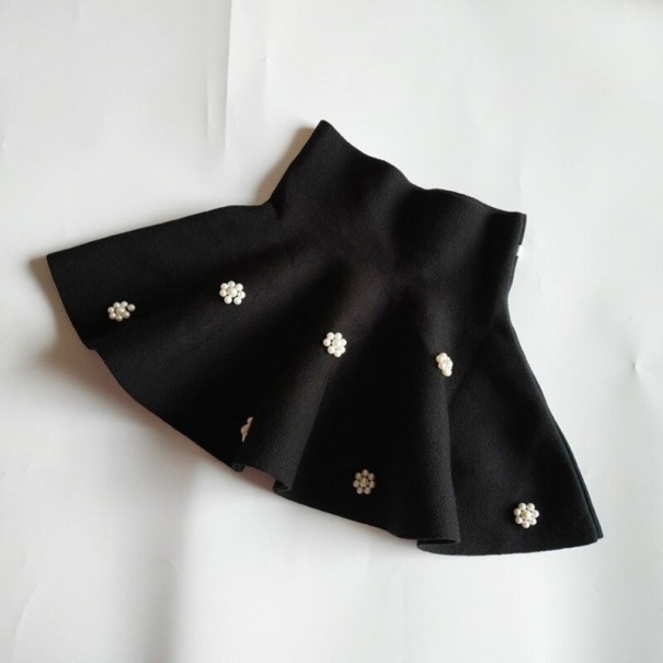 Falda de niña L1032 negro 3 B