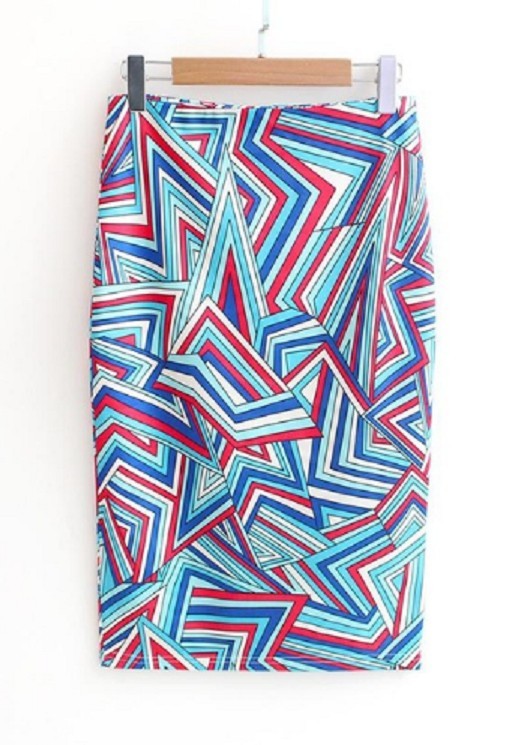 Falda elegante de mujer con un patrón interesante J503 XS 8