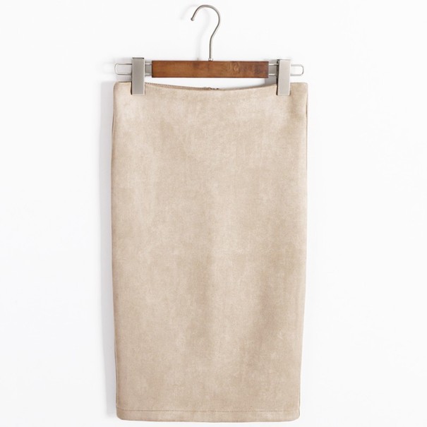 Falda estrecha de mujer J3261 beige M