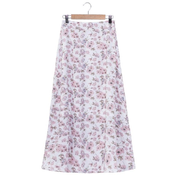 Falda larga de mujer con estampado G37 XS 4