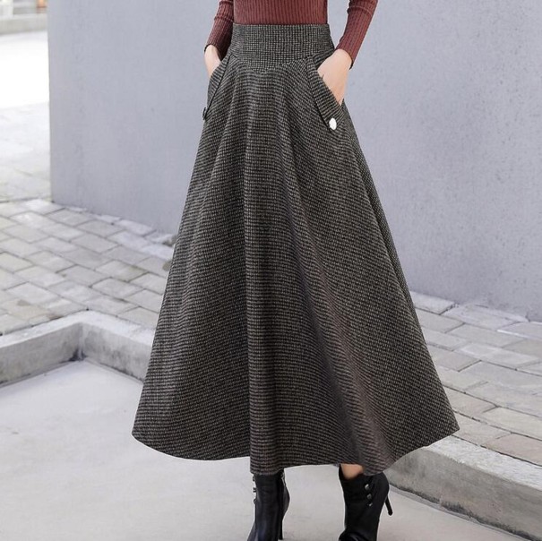 Falda midi de mujer con bolsillos A2881 XL 3