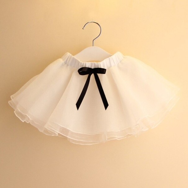 Falda niña L1026 blanco 3